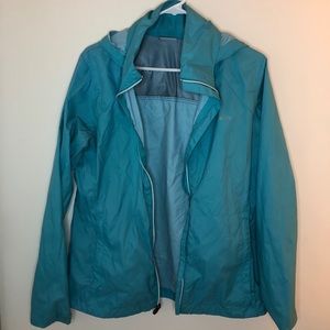Blue Columbia Rain Jacket